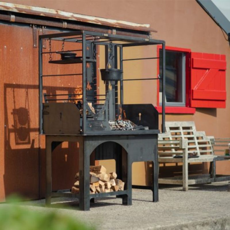 Firepits UK Asado Doble Charcoal BBQ Grill