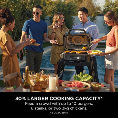 Ninja Woodfire Pro Connect XL Electric BBQ Grill & Smoker OG901UK