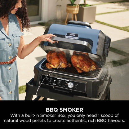 Ninja Woodfire Pro Connect XL Electric BBQ Grill & Smoker OG901UK