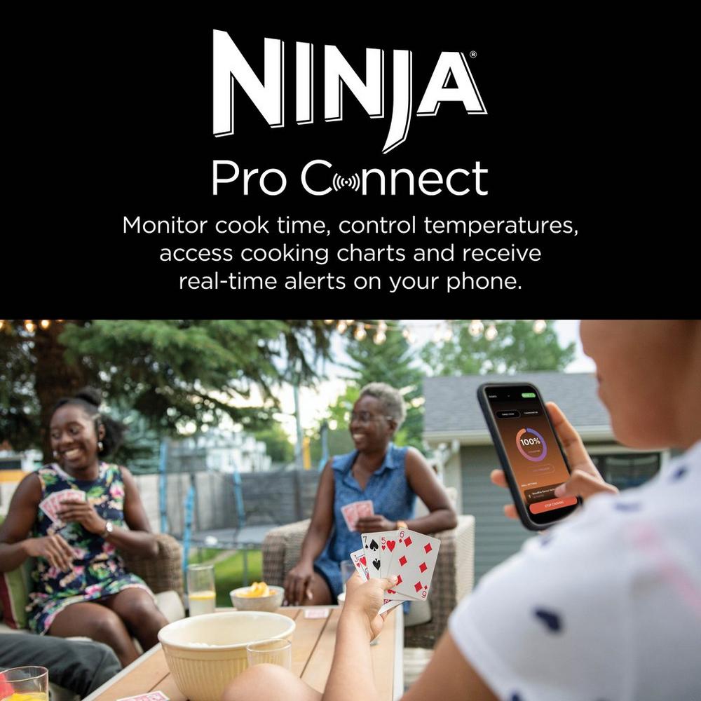 Ninja Woodfire Pro Connect XL Electric BBQ Grill & Smoker OG901UK