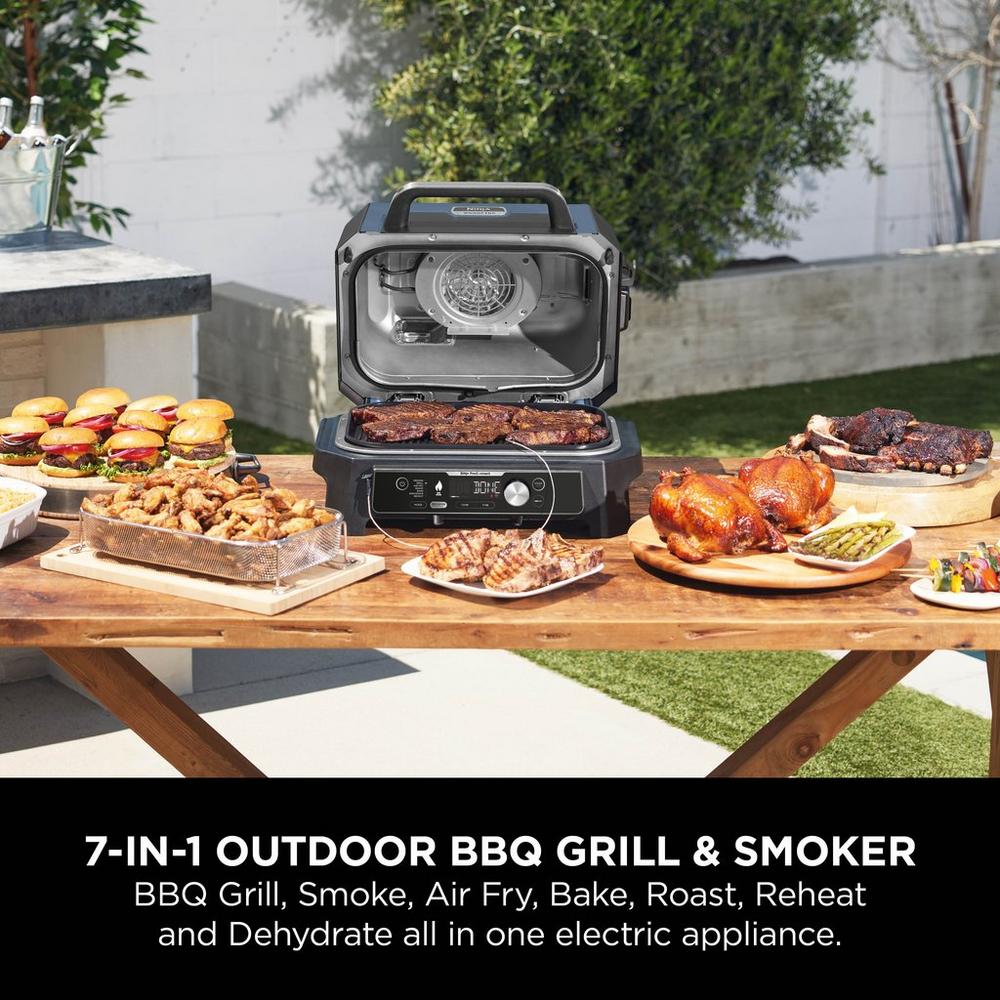 Ninja Woodfire Pro Connect XL Electric BBQ Grill & Smoker OG901UK