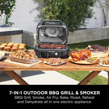 Ninja Woodfire Pro Connect XL Electric BBQ Grill & Smoker OG901UK