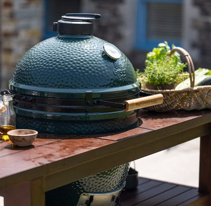 g Green Egg Large Kamado Charcoal BBQ Grill with Conveggtor