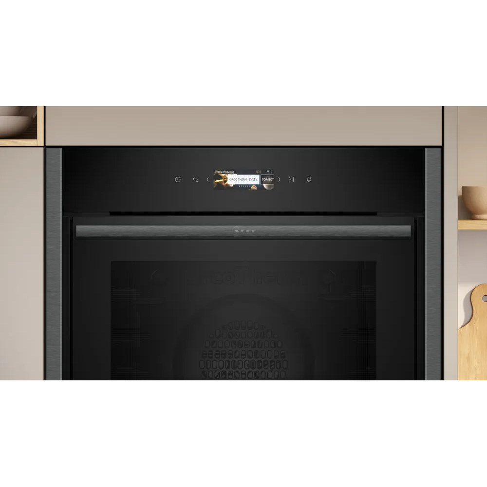 NEFF Slide & Hide Built-In Single Electric Oven B54CR31G0B