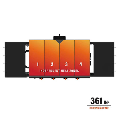 Blackstone 36" Gas Griddle Flat Top BBQ Grill with Hard Cover