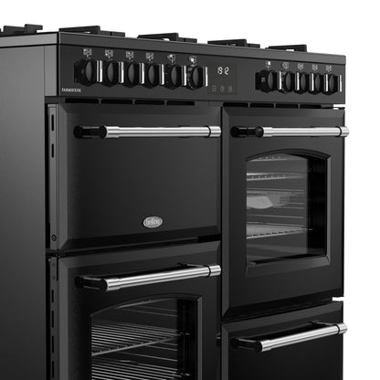 Belling 100cm Dual Fuel Range Cooker 100DF Farmhouse – Black