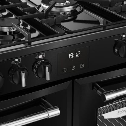 Belling 100cm Dual Fuel Range Cooker 100DF Farmhouse – Black