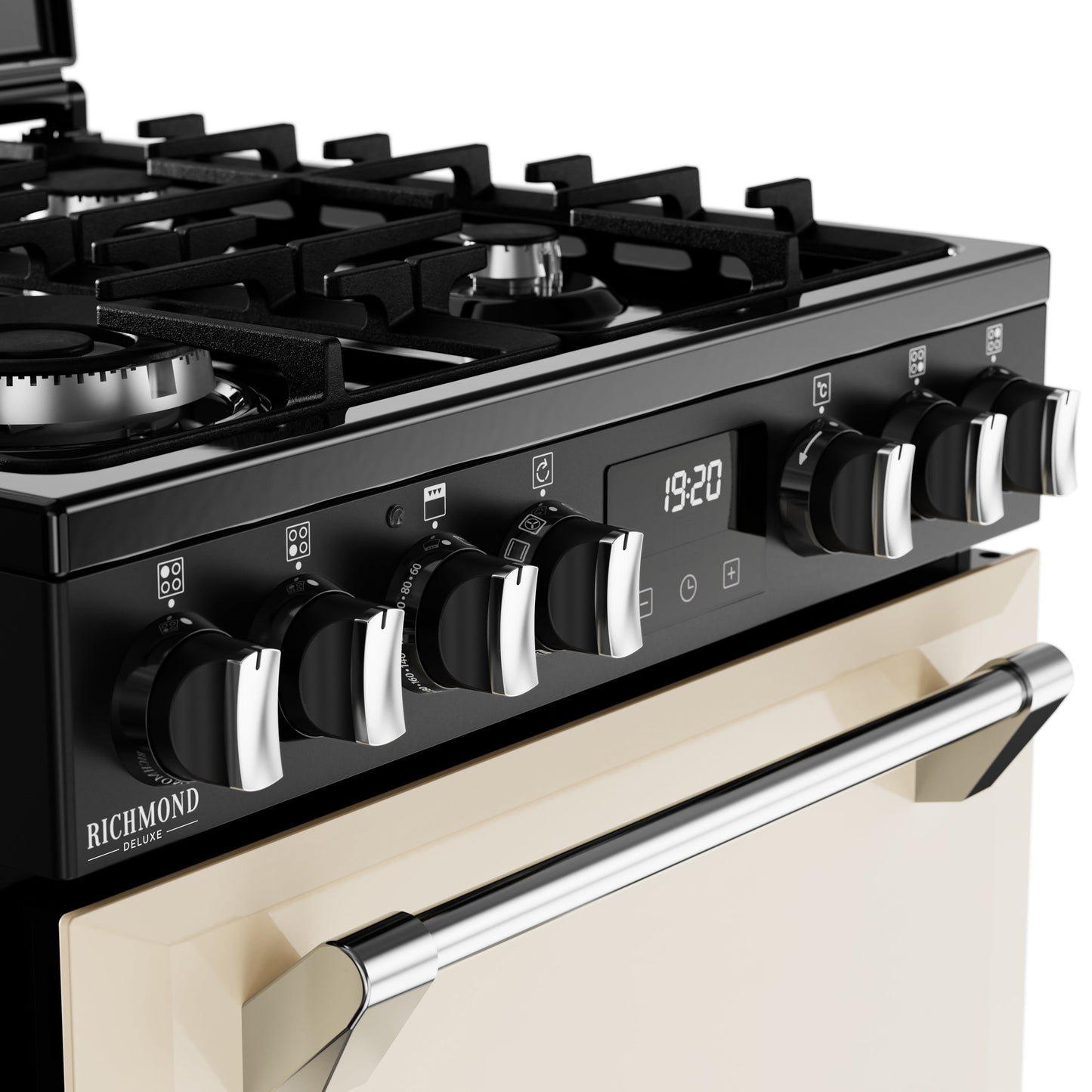 Stoves Richmond Deluxe 60cm Dual Fuel Freestanding Cooker – Cream