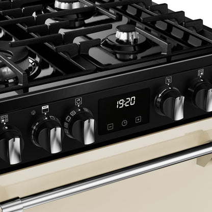 Stoves Richmond Deluxe 60cm Dual Fuel Freestanding Cooker – Cream