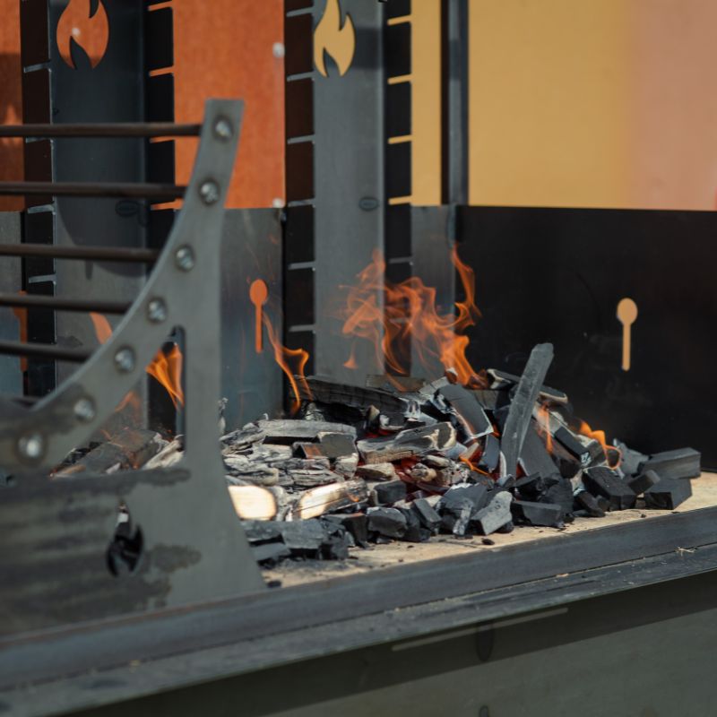 Firepits UK Asado Doble Charcoal BBQ Grill