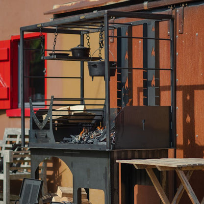 Firepits UK Asado Doble Charcoal BBQ Grill