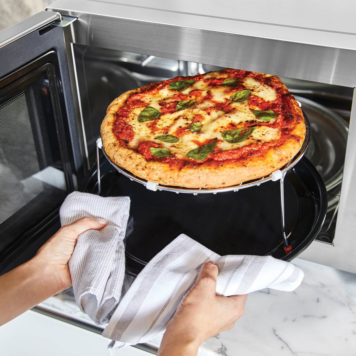 Panasonic 4-in-1 Air Fryer Combination Microwave Oven – Stainless Steel