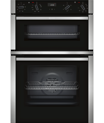 Neff Built-In Double Electric Oven U1ACE2HNoB – Stainless Steel