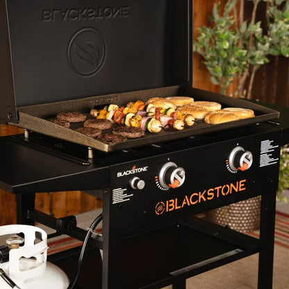 Blackstone 28" Gas Griddle Flat Top BBQ Cooking Station with Hood