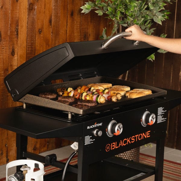 Blackstone 28" Gas Griddle Flat Top BBQ Cooking Station with Hood