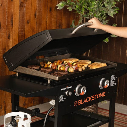 Blackstone 28" Gas Griddle Flat Top BBQ Cooking Station with Hood