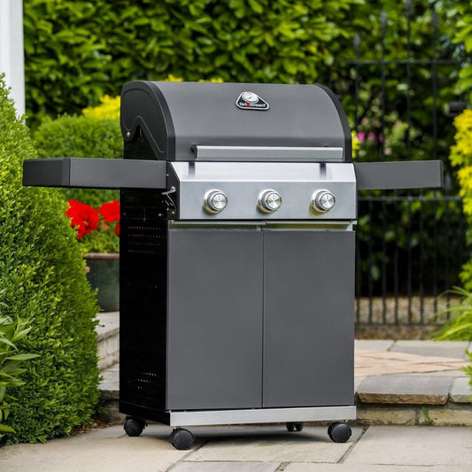 Grillstream Classic 3 Burner Hybrid Gas & Charcoal BBQ Grill